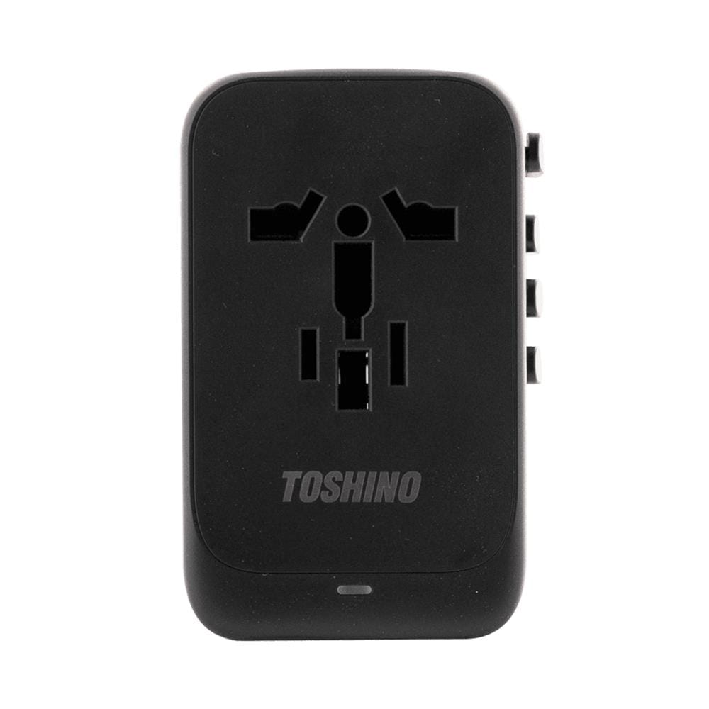 ปลั๊กแปลง 4 IN 1 UNIVERSAL 1 USB A 4 TYPE C TOSHINO DE-100WGAN