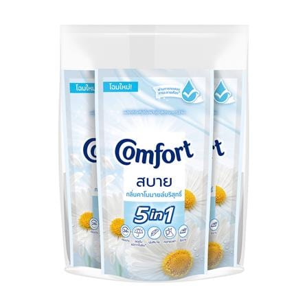 น้ำยาปรับผ้านุ่ม COMFORT 500 มล. กลิ่นคาโมมายล์บริสุทธิ์ แพ็ก 3 ชิ้น_0