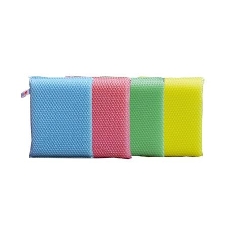 ฟองน้ำหุ้มตาข่าย POLY-BRITE 407-05 10x13x2 ซม. แพ็ก 12 ชิ้น_2