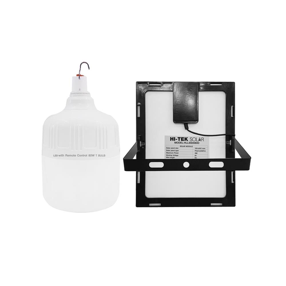 ไฟจัดสวน SOLAR HI-TEK HLLSS0080D 80 วัตต์ DAYLIGHT สีขาว