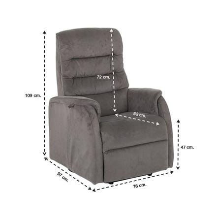 RECLINER SB FURNITURE LIFTCHAIR COLIN 19140767 สีน้ำตาล_11