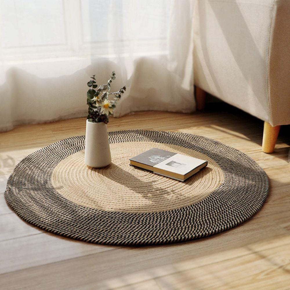 พรม COZYBROWN TP0005 80X80 ซม. สีน้ำตาล_4