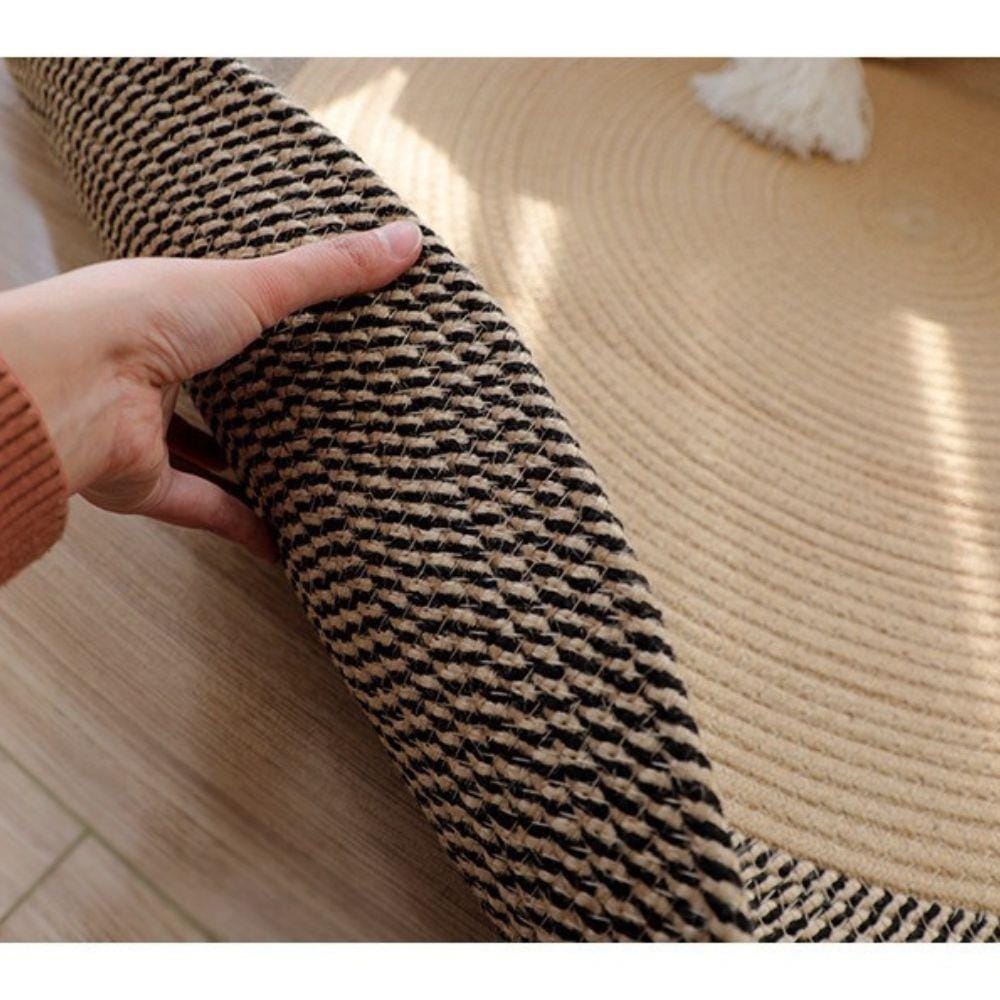 พรม COZYBROWN TP0005 80X80 ซม. สีน้ำตาล_1