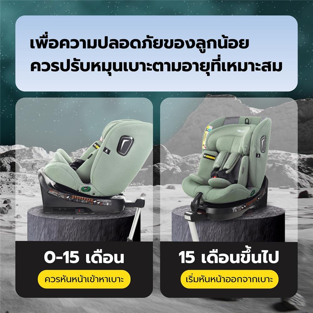 คาร์ซีท WELLDON Polestar Black_4