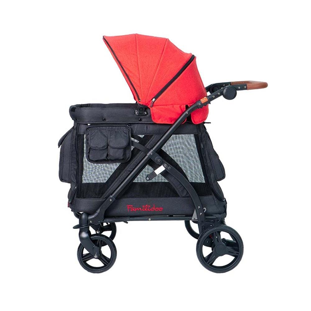 รถเข็น FAMILIDOO CHARIOT MINI-2.0 สีแดง_0