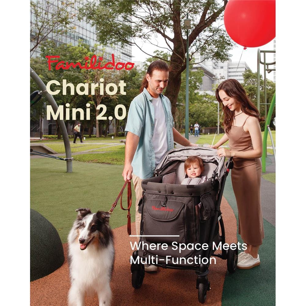 รถเข็น FAMILIDOO CHARIOTMINI-2.0 สีดำ_3