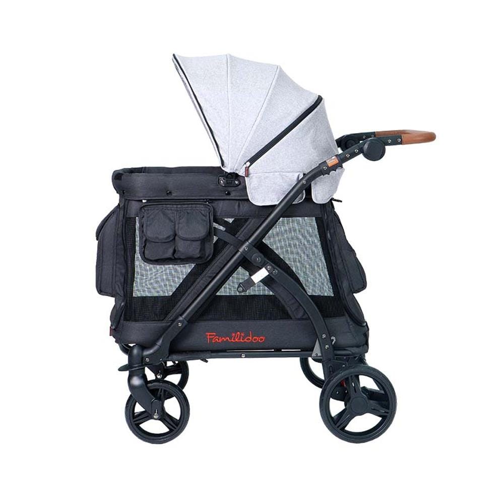 รถเข็น FAMILIDOO CHARIOTMINI-2.0 สีเทา_0
