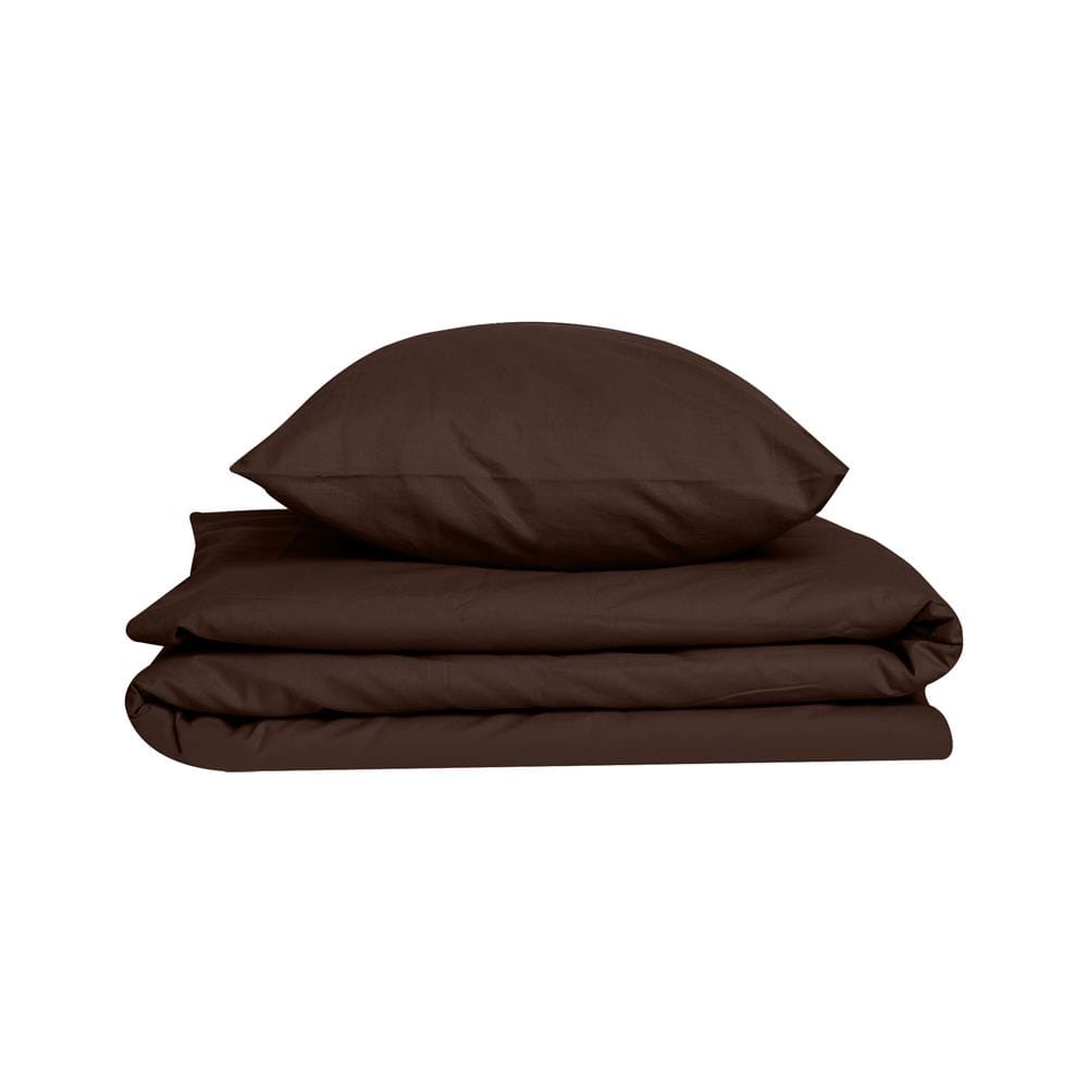 ชุดผ้าปูที่นอน 4 ฟุต 2 ชิ้น BED CLIP MICROTEX 6 นิ้ว สี BROWN
