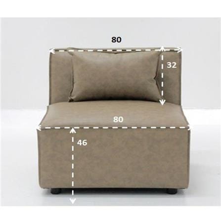 โซฟา KONCEPT ROBERTO 19213274 สีน้ำตาลอ่อน_4