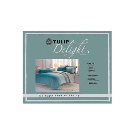 ชุดผ้าปูที่นอน 6 ฟุต 5 ชิ้น TULIP DELIGHT 60012-DL112_3