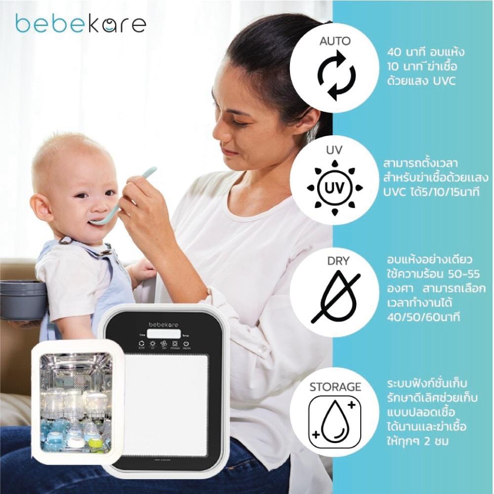 เครื่องฆ่าเชื้อและอบยูวี BEBEKARE KLEEN_1