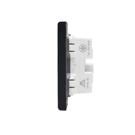 ชุดเต้ารับคู่ 3 ขา 2 ช่อง SAHN D102L-BL สีดำ_3