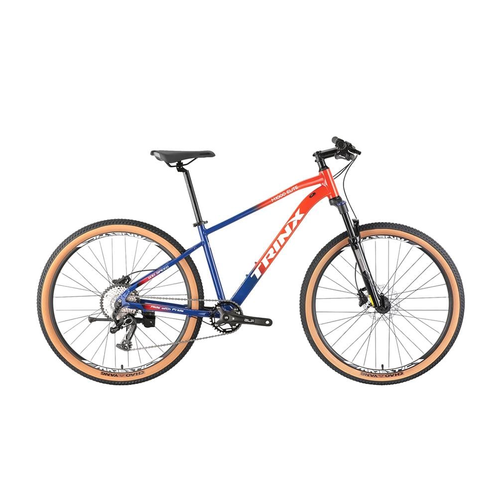 จักรยานเสือภูเขา TRINX M1000E 10SP สีน้ำเงิน/แดง