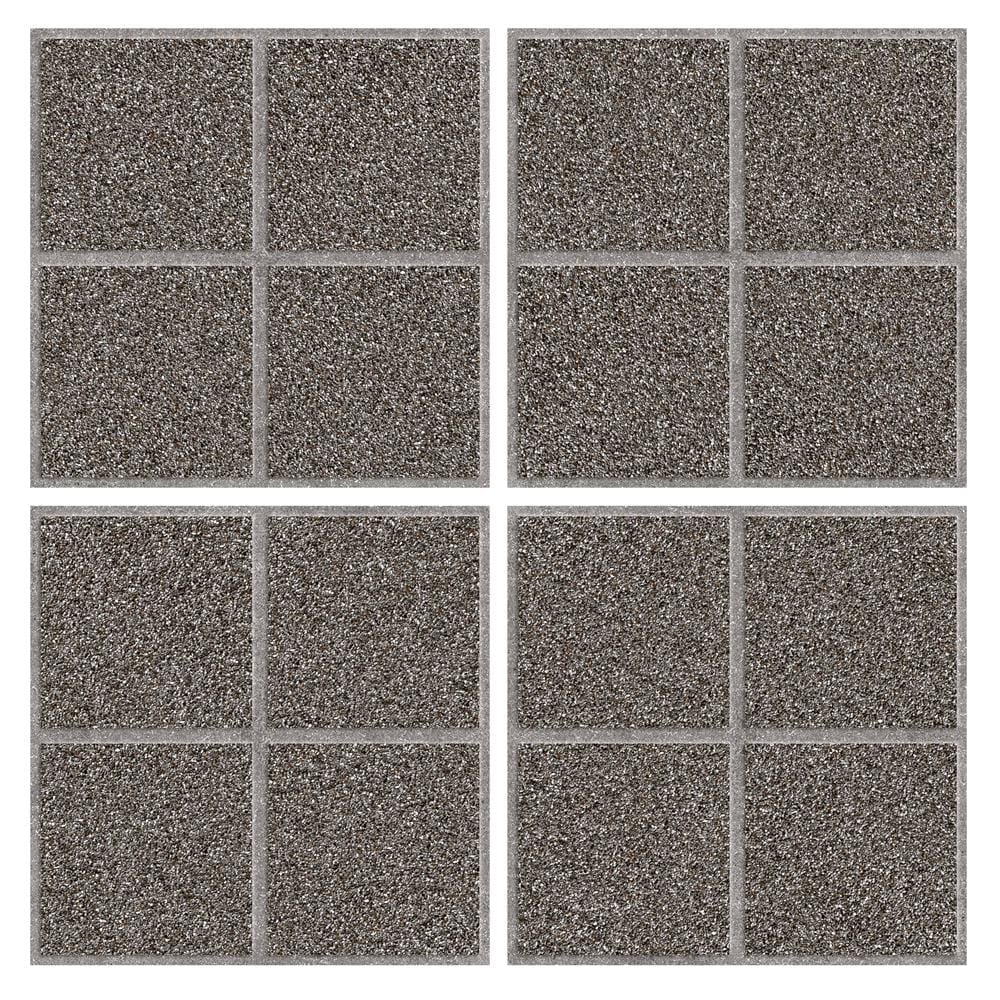 กระเบื้องพื้นพอร์ซเลน  40x40 ซม. TARA ลากูน่า เทาเข้ม A 0.96 ตร.ม.