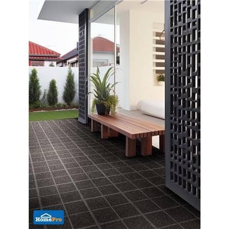 กระเบื้องพื้นพอร์ซเลน  40x40 ซม. TARA ลากูน่า เทาเข้ม A 0.96 ตร.ม._4