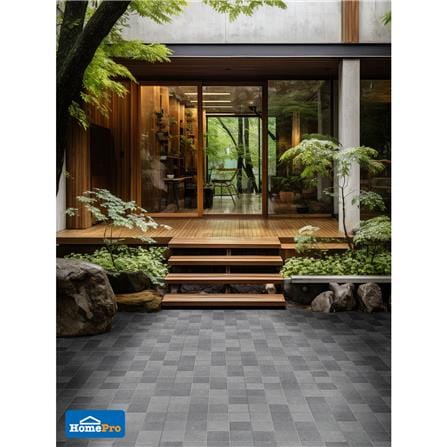 กระเบื้องพื้นพอร์ซเลน  16x16 นิ้ว TARA ไอแซค เทา PM (HYG) 0.96 ตร.ม._6