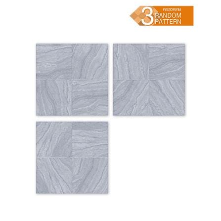 กระเบื้องพื้นพอร์ซเลน  16x16 นิ้ว TARA แท๊บบี้ เทา PM (HYG) 0.96 ตร.ม._2