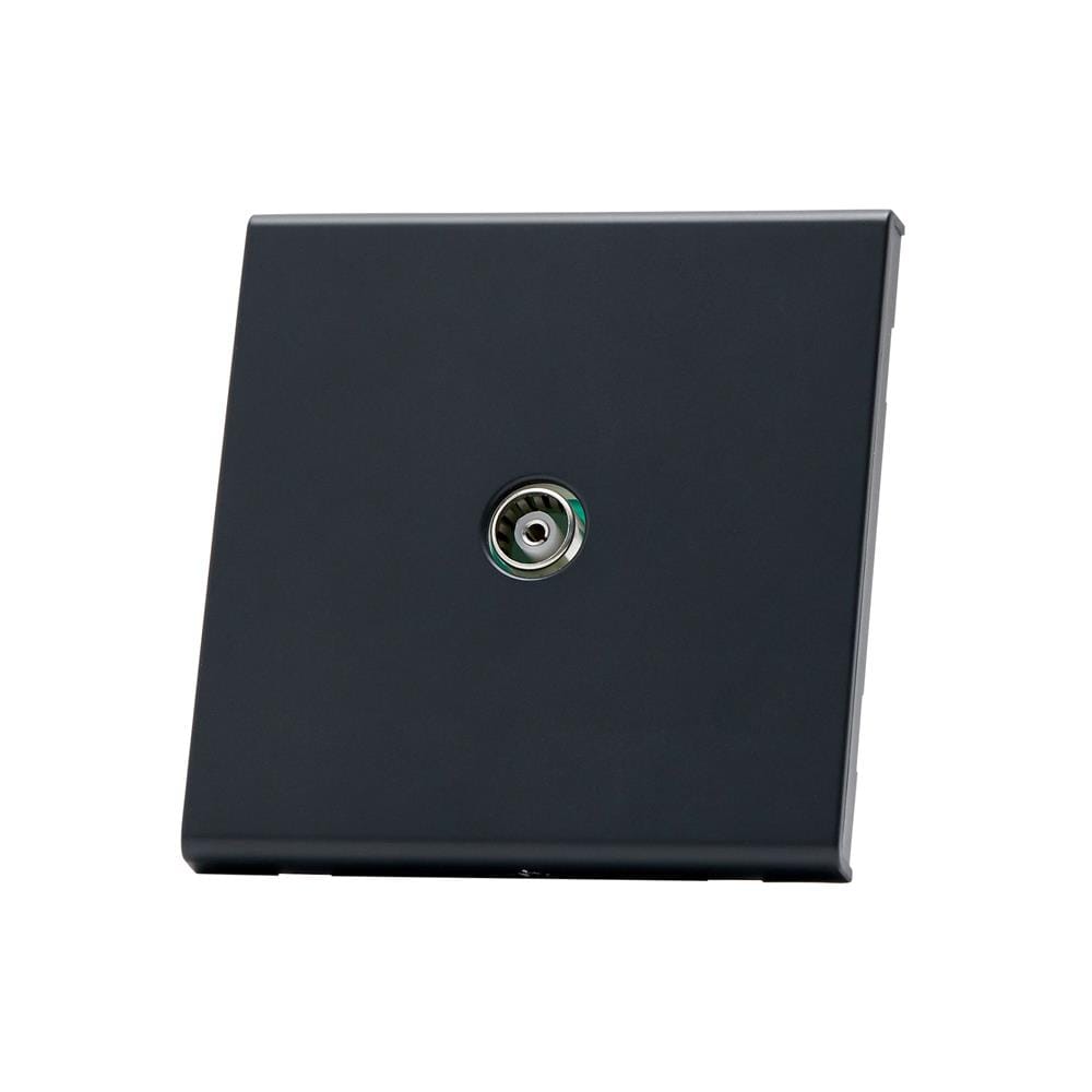 เต้ารับโทรทัศน์ SAHN D15-BL สีดำ