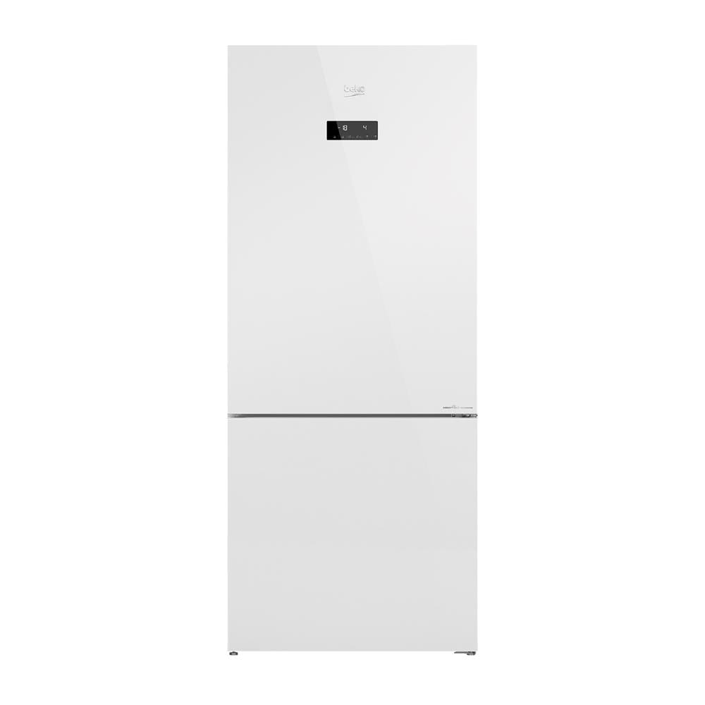 ตู้เย็น 2 ประตู BEKO RCNT415E20VZHFGW 14 คิว กระจกขาว