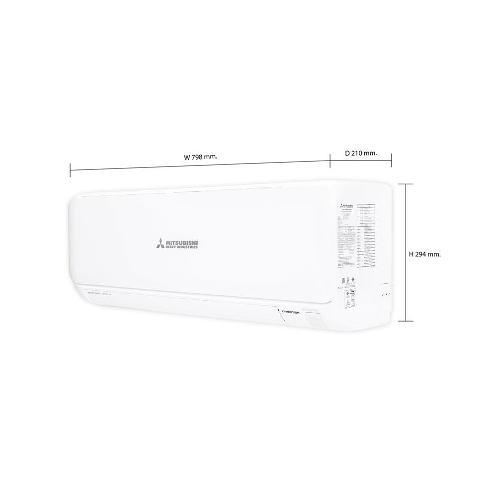 แอร์ผนัง MITSUBISHI HEAVY DUTY DXK10YYM-W1 9673 บีทียู อินเวอร์เตอร์