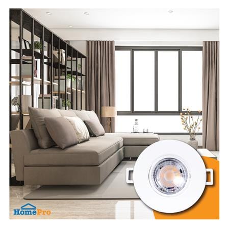ดาวน์ไลท์ LED BEC ANGLE 3.5 นิ้ว 6 วัตต์ WARM WHITE สีขาว_4