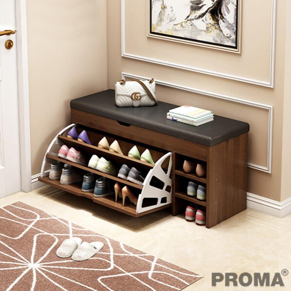 ตู้วางรองเท้า PROMA SC-22 80 ซม. น้ำตาล_6