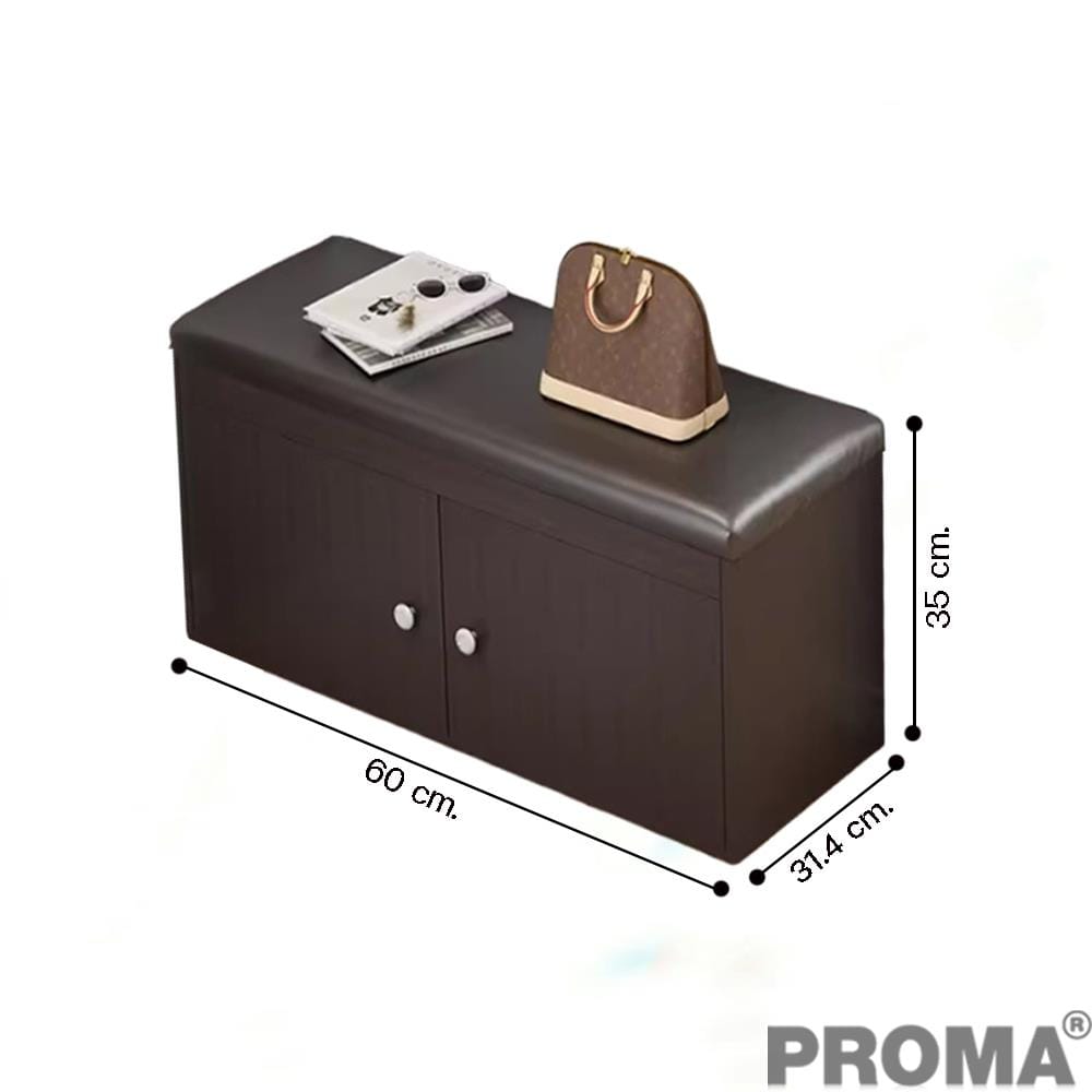 ตู้วางรองเท้า PROMA SC-12-02 60 ซม. โอ๊ค_2