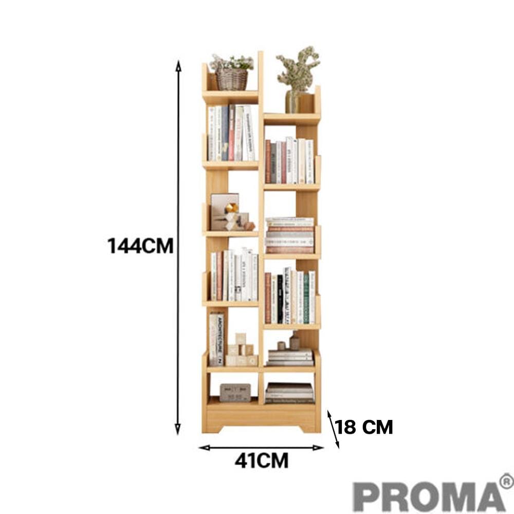 ตู้หนังสือ PROMA-BK01 41 ซม. น้ำตาลอ่อน_2