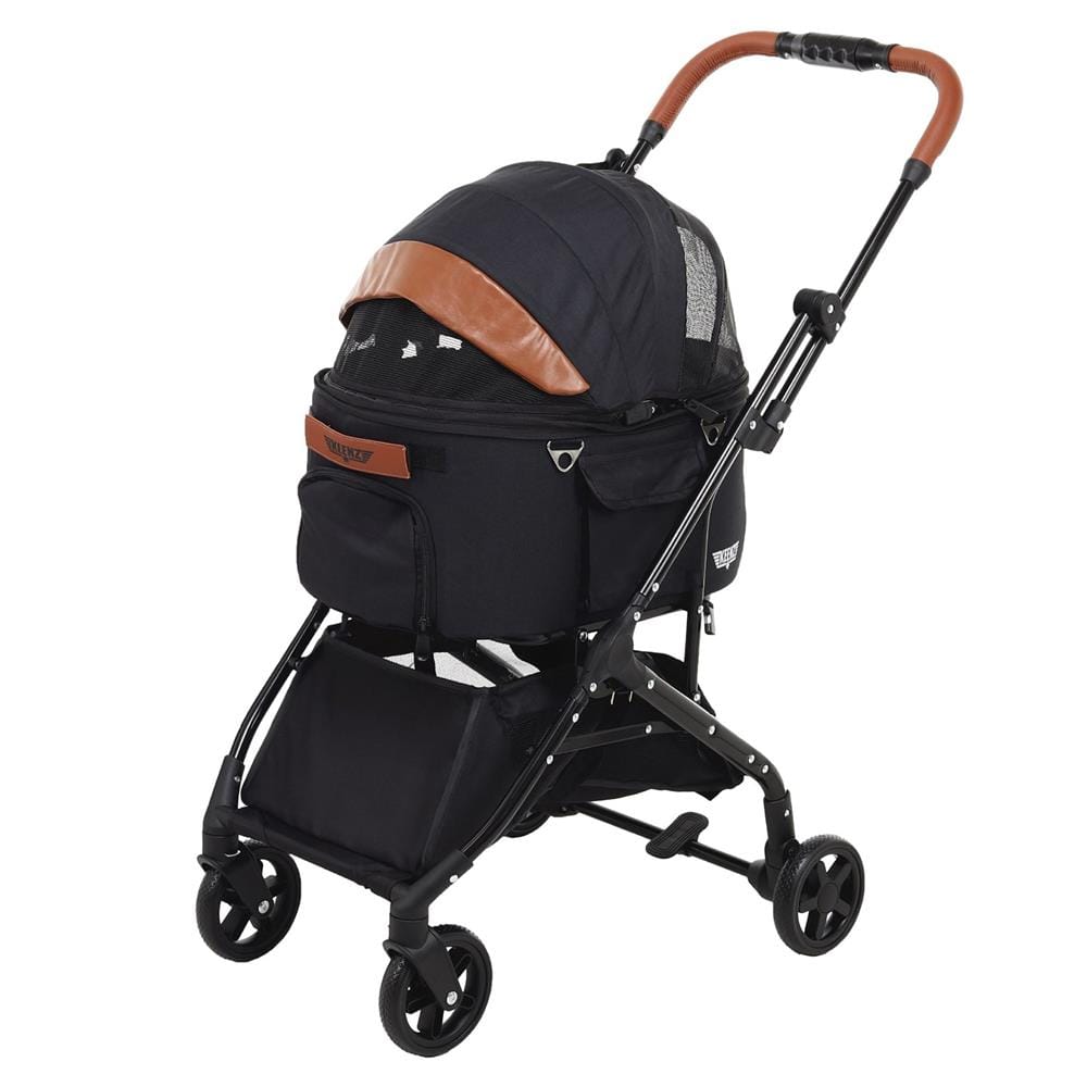 รถเข็นสัตว์เลี้ยง KEENZ 3IN1 AIRPETS ดำ_0