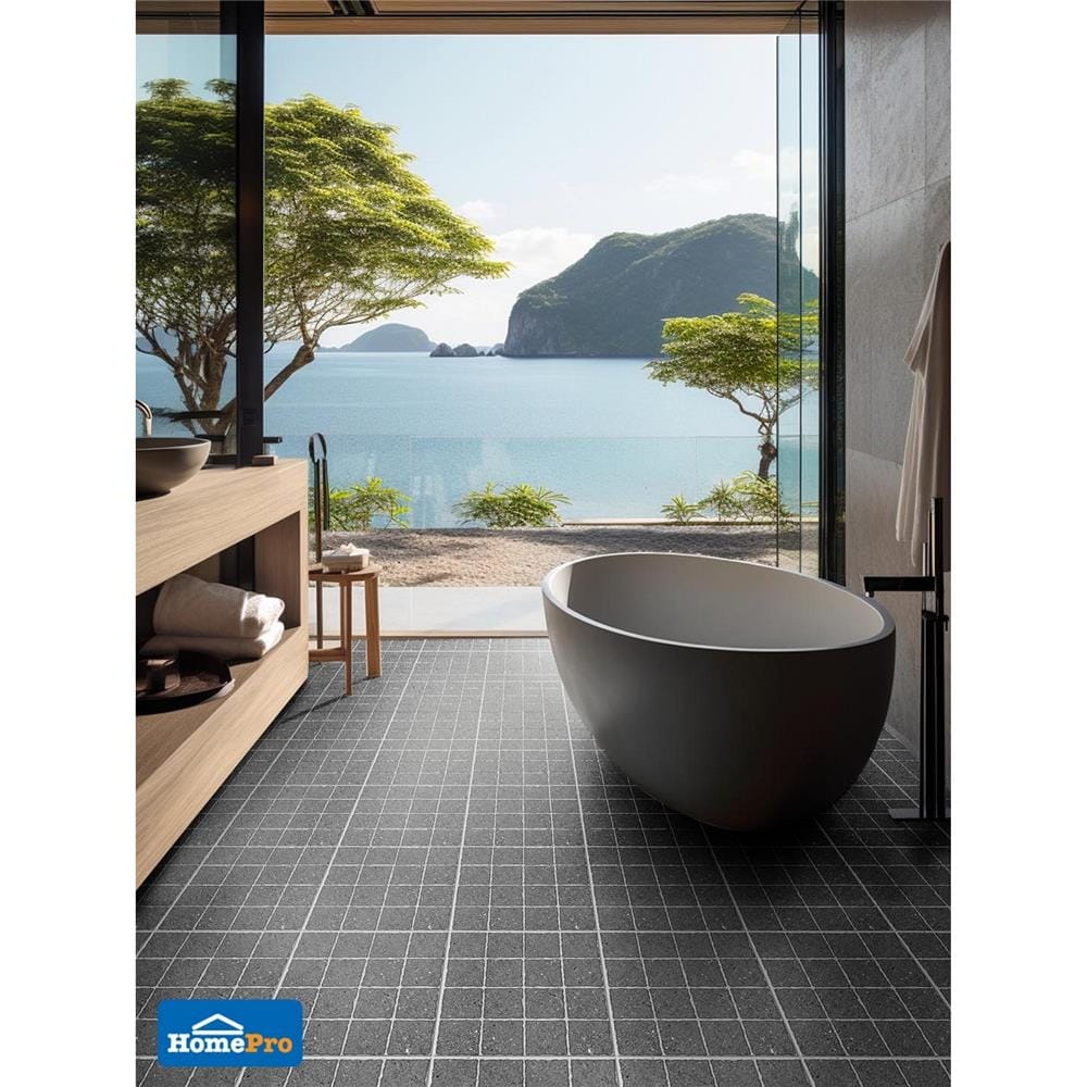 กระเบื้องพื้น 16x16 นิ้ว DURAGRES ดี สโตน เทา (AF) A 0.96 ตร.ม.