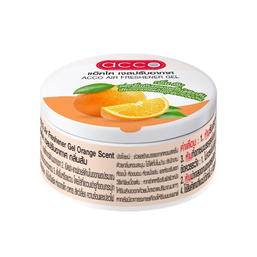 เจลปรับอากาศ ACCO 60 กรัม ORANGE แพ็ก 6 ชิ้น