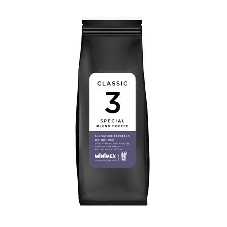 เมล็ดกาแฟคั่ว MINIMEX CLASSIC สูตร 3 250 กรัม_0