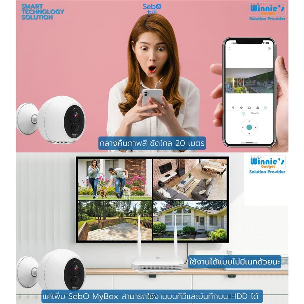 กล้องวงจรปิด Sebo Freedom Gen2_3