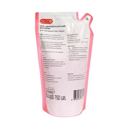 น้ำยาทำความสะอาดพื้นฆ่าเชื้อ ACCO 750 มล. PINK FLORAL แพ็ก 3 ชิ้น_3