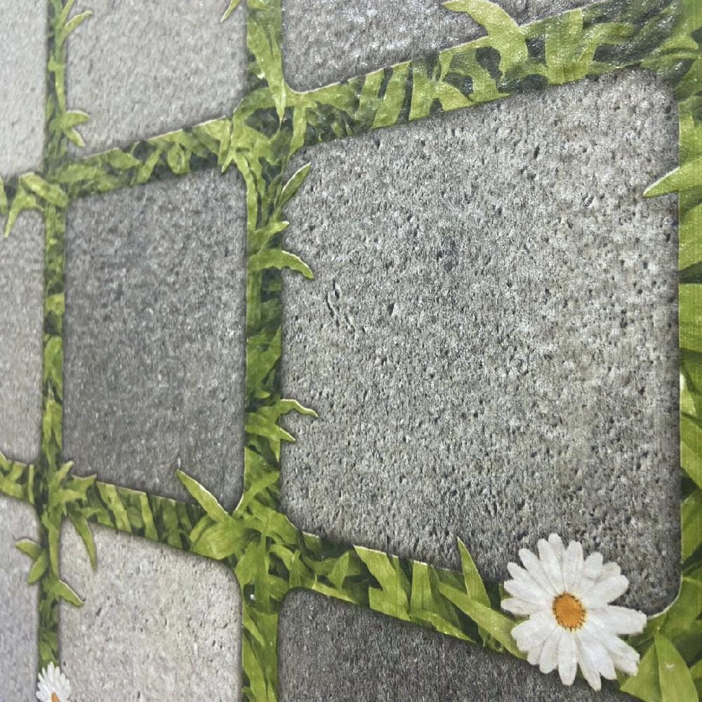 กระเบื้องพื้น 40x40 ซม. ภูผา หินกอหญ้า เทา PM 0.96 ตร.ม.