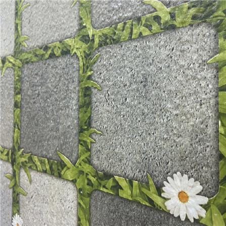 กระเบื้องพื้น 40x40 ซม. ภูผา หินกอหญ้า เทา PM 0.96 ตร.ม._1
