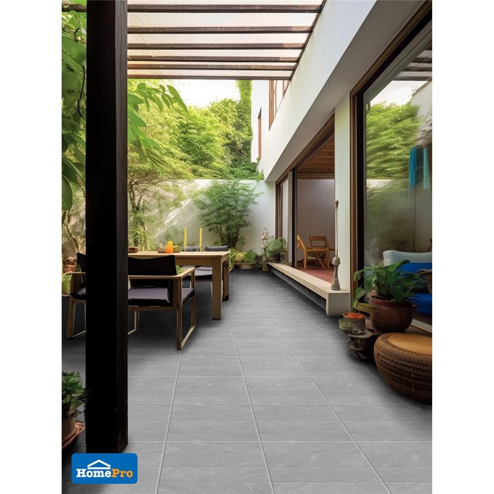 กระเบื้องพื้น 16x16 นิ้ว TARA เรเม่ เทาอ่อน (CIR) PM 0.96 ตร.ม.