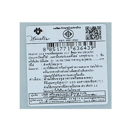 จานเมลามีนลึกเหลี่ยม 10.5 นิ้ว VANDA JADE ORGANIC_5