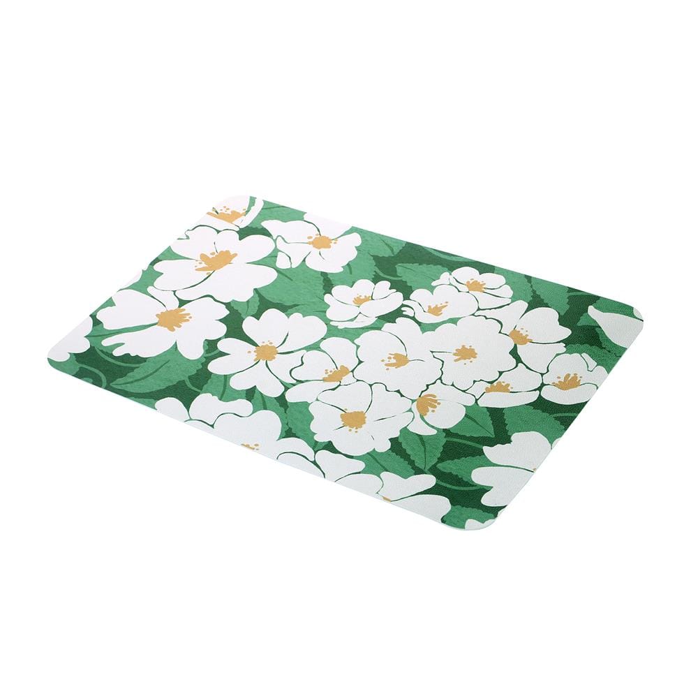 แผ่นรองจาน PVC SRITHAI FLORAL สีเขียว