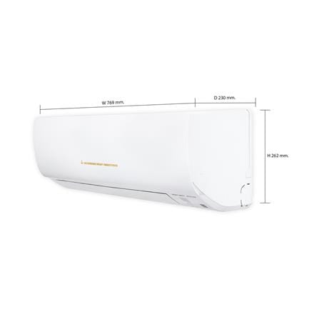 แอร์ผนัง MITSUBISHI HEAVY DUTY DXK10CXV-W1 9175 บีทียู_5