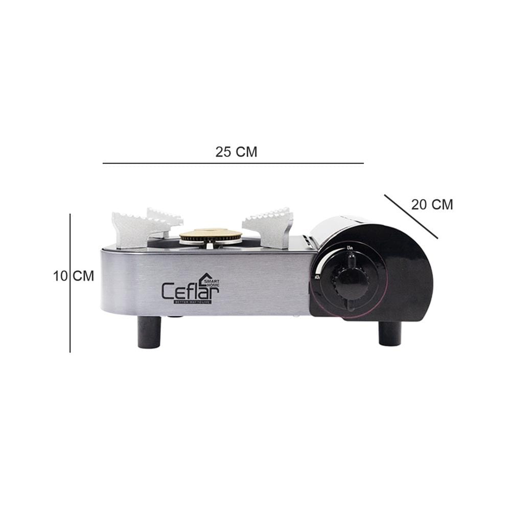 เตาแก๊สปิกนิก CEFLAR CSH-025 สีเงิน