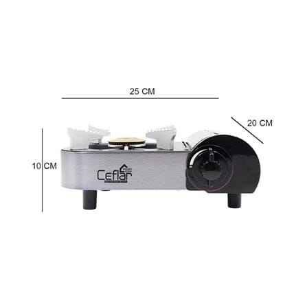 เตาแก๊สปิกนิก CEFLAR CSH-025 สีเงิน_7