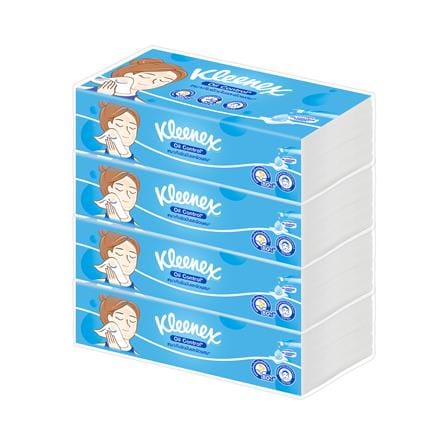 กระดาษเช็ดหน้า KLEENEX OIL CONTROL แพ็ก 4