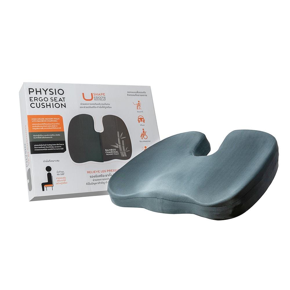 เบาะรองนั่ง ERGOTREND ERGO SEAT CUSHION 18X15 นิ้ว สีเทา