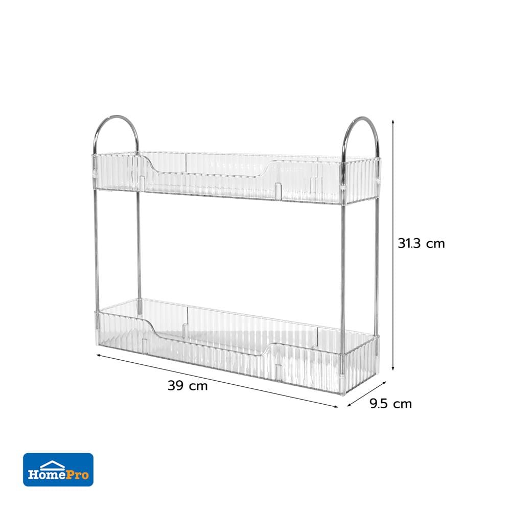 ชั้นจัดเก็บเครื่องสำอาง STACKO BREIS 39x9.5x31.3 ซม. สีใส