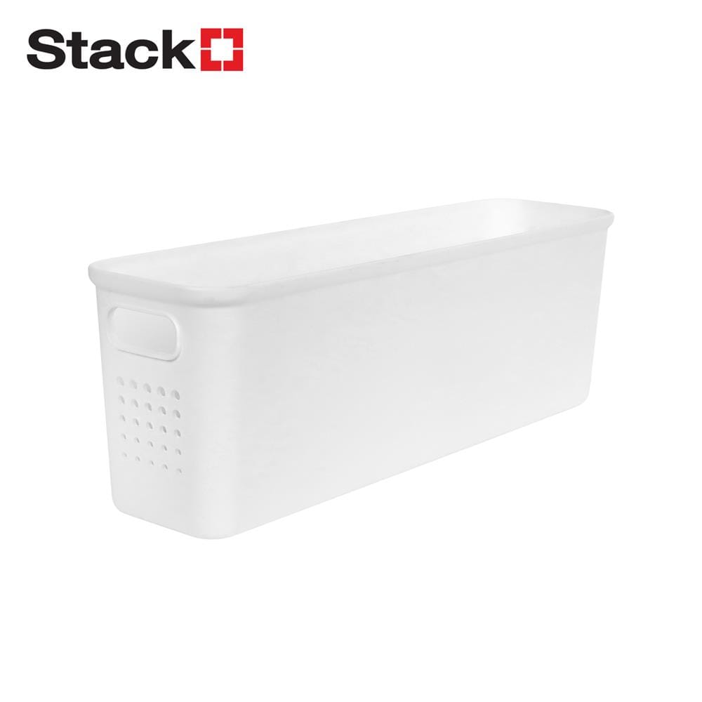 กล่องอเนกประสงค์ STACKO BONNIE S 36.5x9.5x12 ซม. สีขาว_1