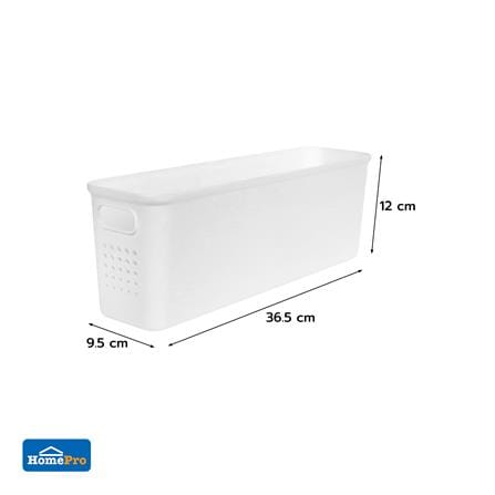 กล่องอเนกประสงค์ STACKO BONNIE S 36.5x9.5x12 ซม. สีขาว_6