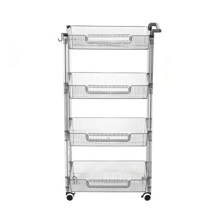 ชั้นวางของ 4 ชั้น STACKO BREIS 43.5x29x87 ซม. สีใส_1