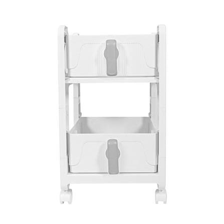ชั้นลิ้นชัก 2 ชั้น STACKO VIVE 29x39x50 ซม. สีขาว_2