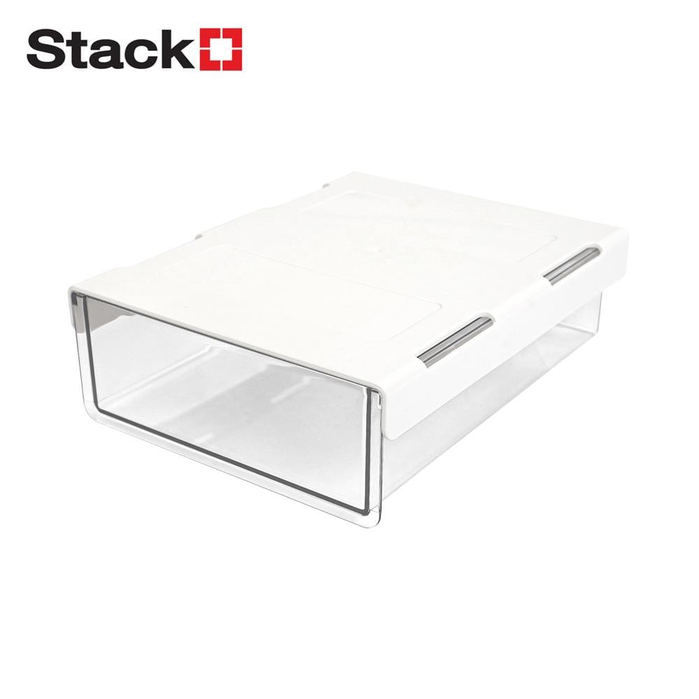 กล่องลิ้นชักใต้โต๊ะ STACKO SIZE S 21.4x16.9x6.5 ซม. สีใส_0